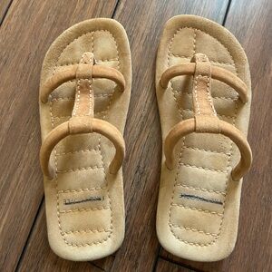 Free People Hadden Sandal | 6.5 | Cinnamon Brown Suede Leather Sandals